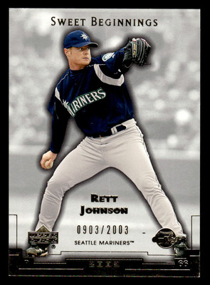 2003  Upper Deck Sweet Spot #141 Rett Johnson Rookie /2003! Mariners