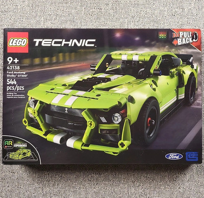 LEGO Technic 42138 Ford Mustang Shelby GT500 Pull Back AR 544 pcs Ages 9+