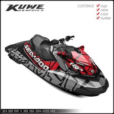 Graphics kit for SEA DOO RXP X 300 2014-2020  Decal kit Sticker  H45