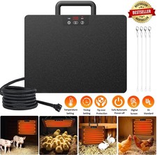 Winter Chicken Coop Heater 200W Radiant Space Heat Flat Panel for Chick Pets
