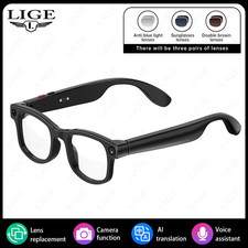 2025 New AI Smart Glasses HD1080P Shooting Camera Glasses Chatgpt Translation Vo