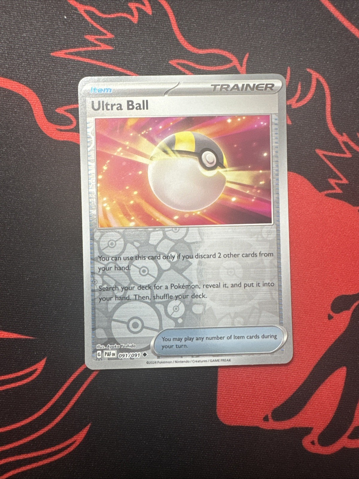 Ultra Ball 091/091 Reverse Holo - SV: Paldean Fates - Uncommon - Near Mint