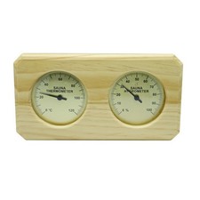 Sauna Room Thermometer Hygrometer Wall Mounted Temperature Humidity Monitor