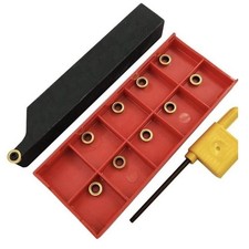 SRACR 1616H06 Außendrehwerkzeughalter+10 Stück RCMT0602MO CNC Wendeschneidplatte