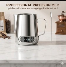 Premium Stainless Steel Milk-Frothing Jug Coffee Latter Art Pitcher Barista Cup