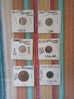 Roosevelt Dimes 10 Cent Set Of 6 Various Markings