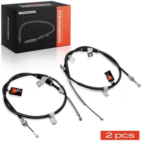 Frankberg 2X Handbremsseile L+R Passend FüR Mitsubishi Pajero Scheibenbremse-image