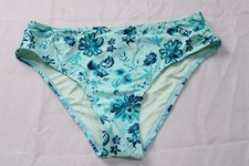 Cupshe Women's Mid Rise Printed Bikini Bottoms EJ3 Earthly Aruba Flower Medium
