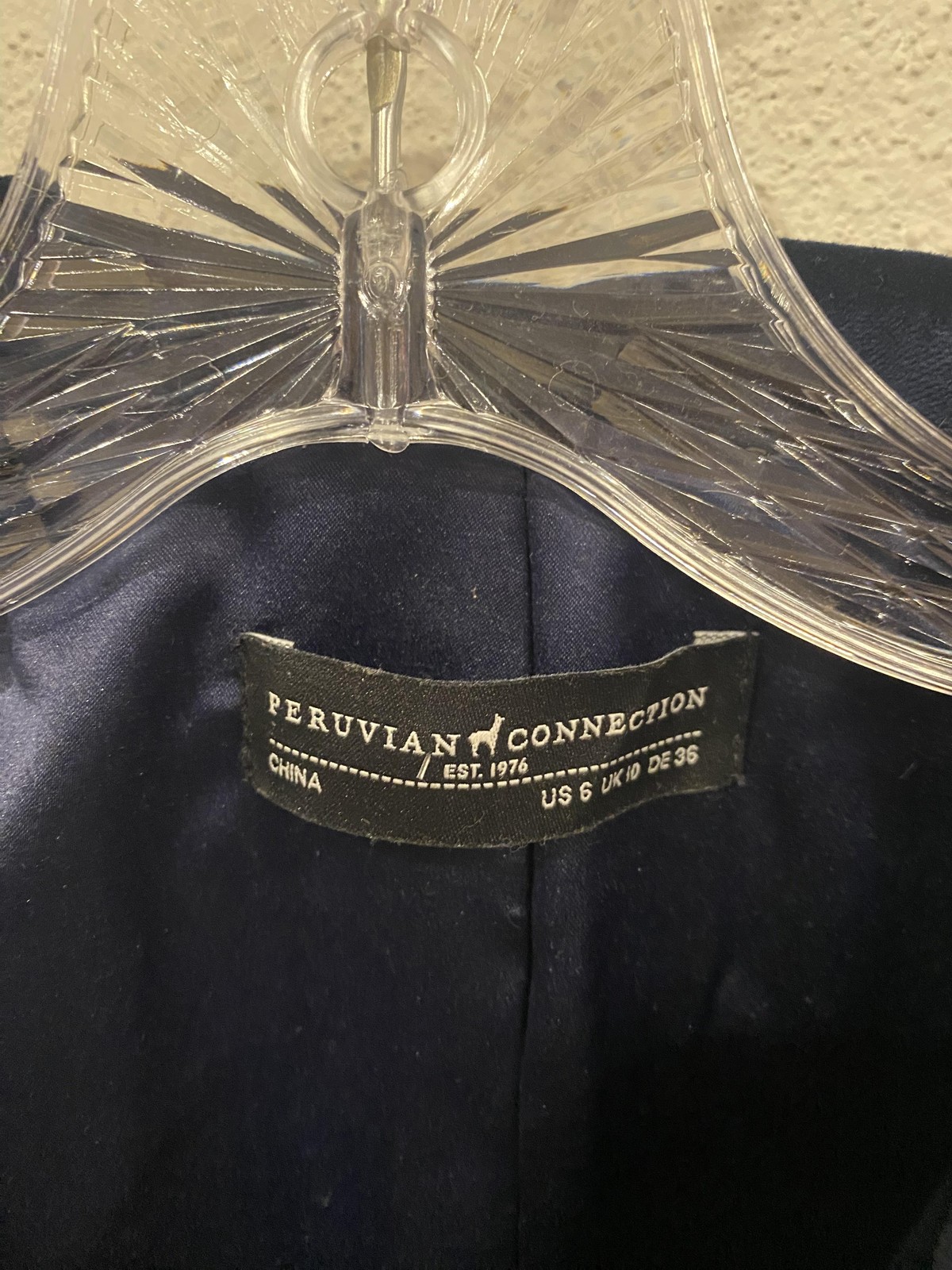 Peruvian Connection Windermere Jacket Womens 6 Bl… - image 3