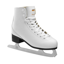 Roces Womens Paradise Figure Ice Skates White Size 5 Stainless Steel Blade