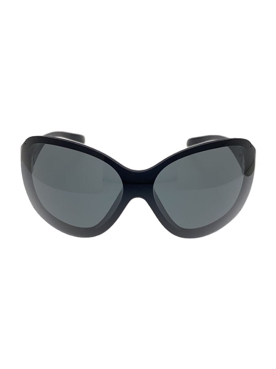 CHANEL Camellia 60 Black Plastic Sunglasses for Women 6032