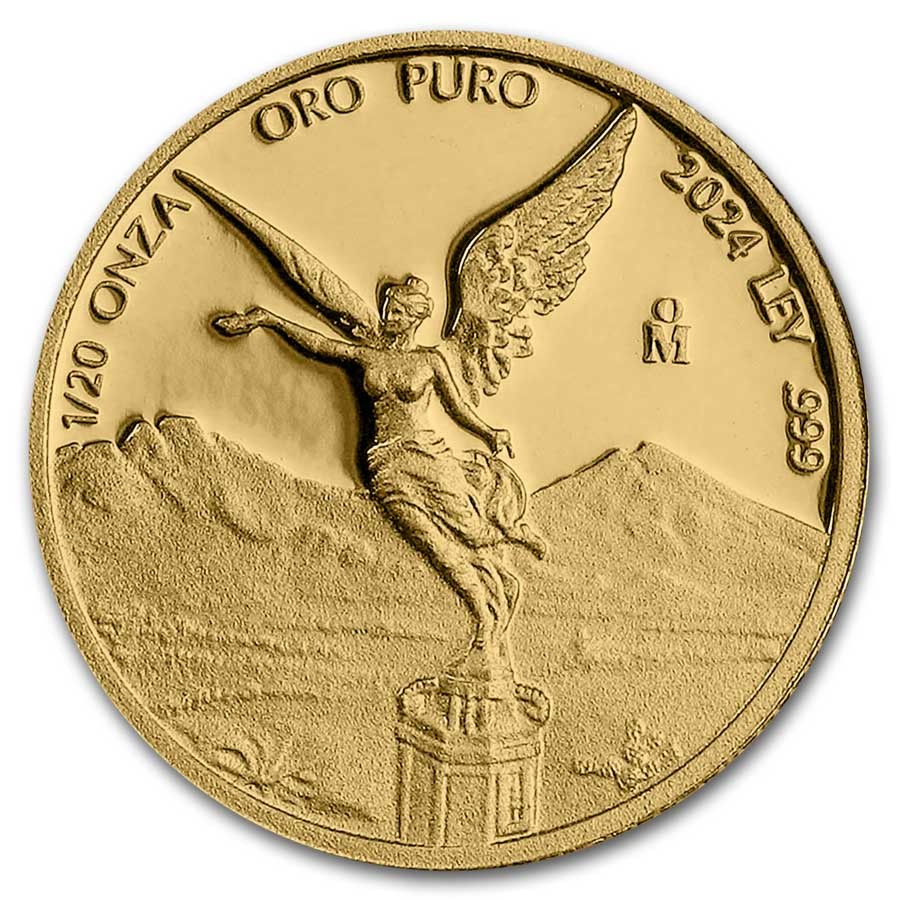 最高鑑定 2024 メキシコ リベルタード 1/2oz 金貨 PCGS MS70 楽天市場】2024年 メキシコ リベルタード 1/2オンス 金貨 勝利の