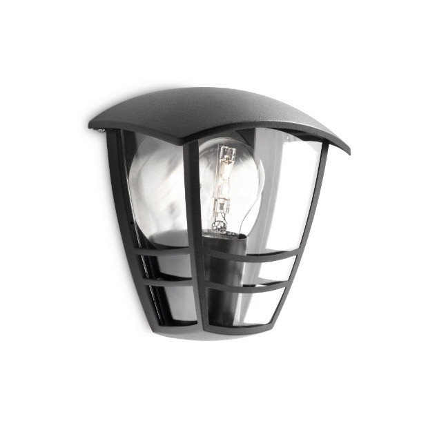 CREEK Black Wall Mount KINKEt Outdoor Facade Light 1x E27/60W