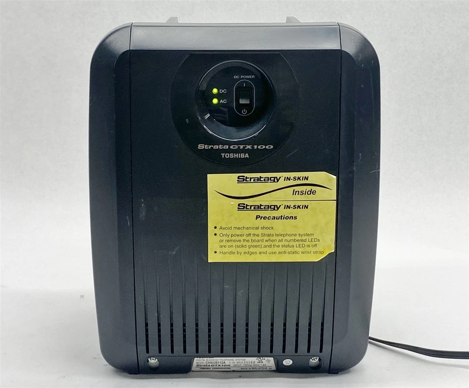 Toshiba Strata CTX100 CHSUB112A w/ ACTU2A 2*ADKU1 RC0U1 RC0S1 Stratagy IVP8 - Image 2 of 4