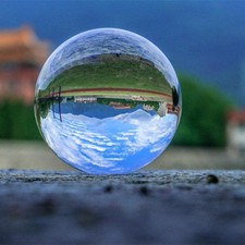 60-120mm Photography Crystal Ball Sphere Decoration Lens Photo Prop Lens ball
