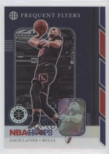 2019-20 Panini NBA Hoops Premium Stock Frequent Flyers Holo Zach LaVine #7 02v3