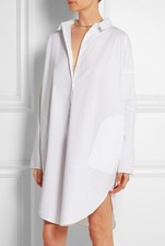 Robe chemise oversize à manches longues Acne Studios Lash Poplin pour femmes ...