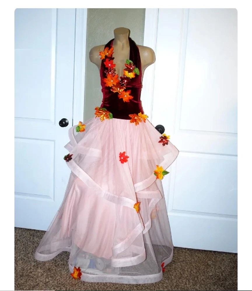 slim fit dress slacks Curve&Plus Autumn Fairy Tale Dress in Stock / 2XL