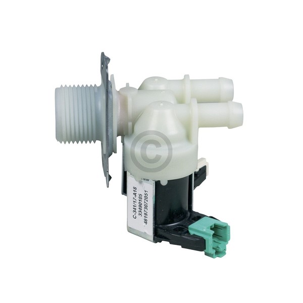 Magnetventil 2-Fach 180° 11MmØ FüR Waschmaschine Wie Whirlpool 481228128468-image
