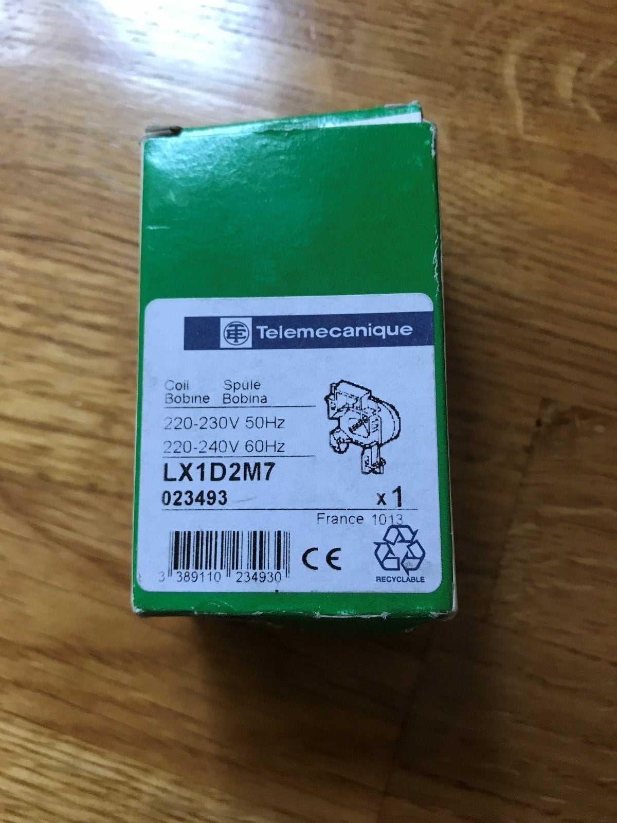 Telemecanique LX1D2M7  Contactor Coil  220-240V  50-60Hz