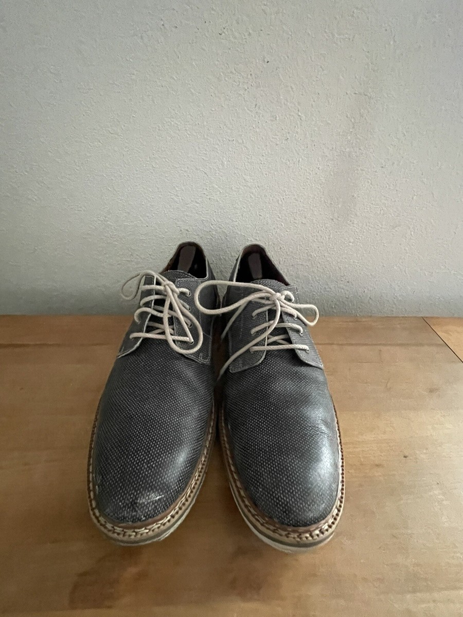 Timberland Gray Leather Oxford Mens Sensorflex Dress Shoes  display picture 1