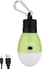 Everbrite Rechargeable Camping Light,Portable Tent Lantern,3 Lighting Modes, Han