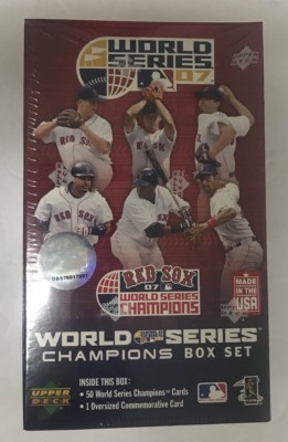 Boston Red Sox 2007 World Series Champions Upper Deck Baseball Card Set Sealed