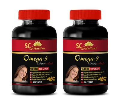 Omega 3 high quality - OMEGA 8060 FATTY ACID - immune support liquid - 2 Bottles