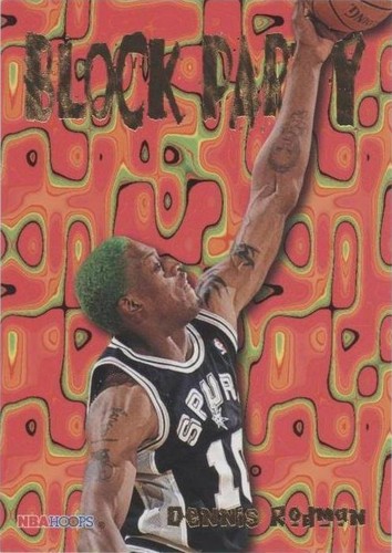 1997-98 NBA HOOPS High Voltage Dennis Rodman #16HV Autographed | eBay
