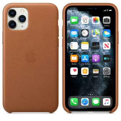 Genuine Official Apple Leather Case For iPhone 11 Pro Saddle