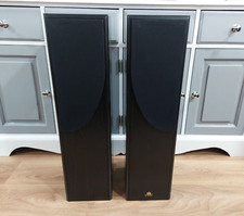 Castle Severn HiFi Floorstanding Speakers + Carbon-Fiber Cones + Original Box