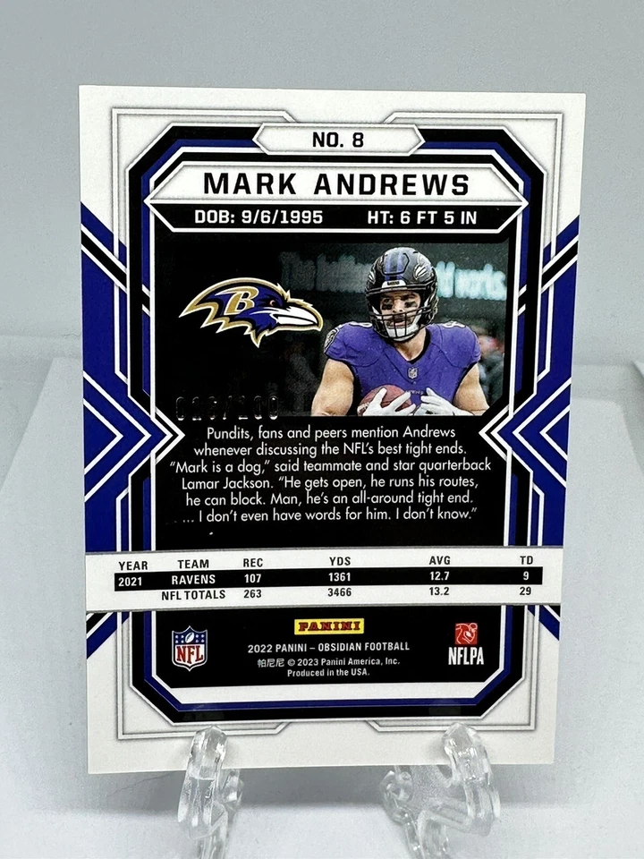 2022 Obsidian Purple Mark Andrews 16/100 - Image 2 of 2