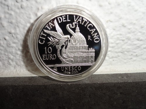 limitierte 10 Euro Silbermünze 75.JAHRESTAG GRÜNDUNG UNESCO Vatikan 2021, PP - Bild 1 von 7