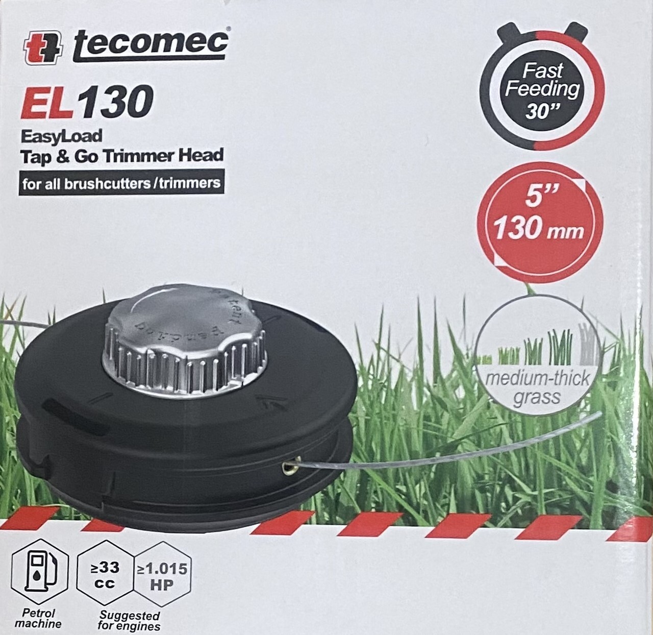 Tecomec Heavy Duty Tap-N-Go Trimmer Bump Head fits Dolmar Robin + more brands