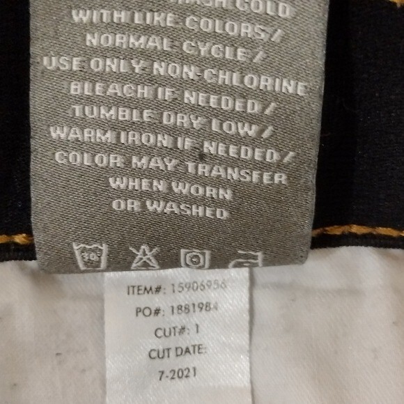 Torrid Bombshell Button Fly Distressed Sky High S… - image 10