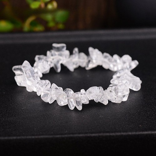 Natural Quartz Crystal Stone Bead Stretch Bracelet Chakra Healing Charms Jewelry - Picture 30 of 159