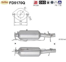 ✅ Ruß-Partikelfilter für Ford Transit 2.2 TDCi, Silizium, Euro 5