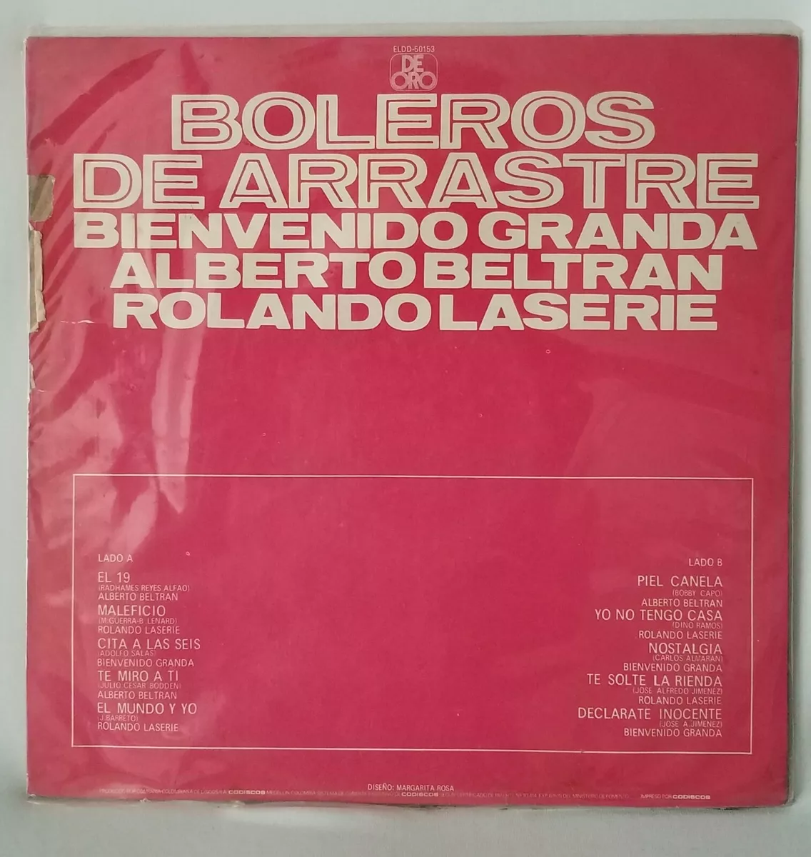 Boleros de Arrastre  Álbum de Bienvenido Granda 