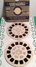 2 VINTAGE DATED 1946 VIEW MASTER REELS CINDERELLA AND THE GLASS SLIPPER