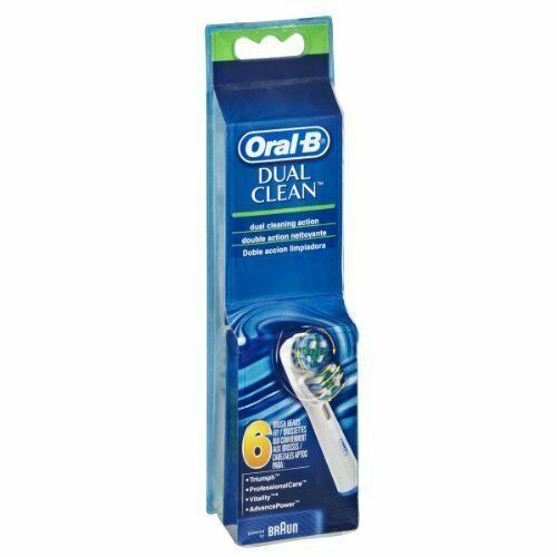 Braun oral-b dual clean brush heads 6ct (069055854891)