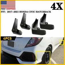 New Splash Guards Mud Flaps For 2017-2021 Honda Civic Sport Touring Hatchback