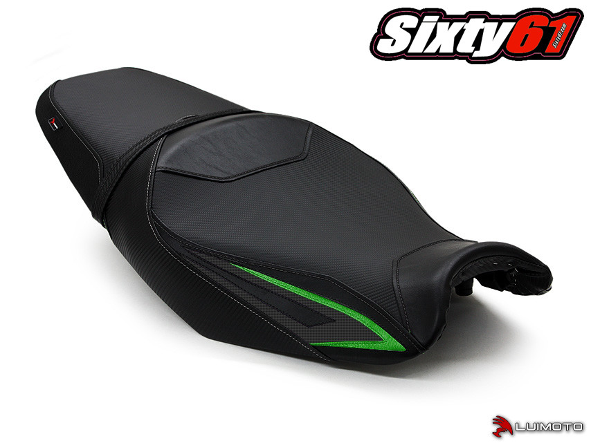 Kawasaki ZX14R Seat Cover 20122021 2022 Luimoto Black Green Silver