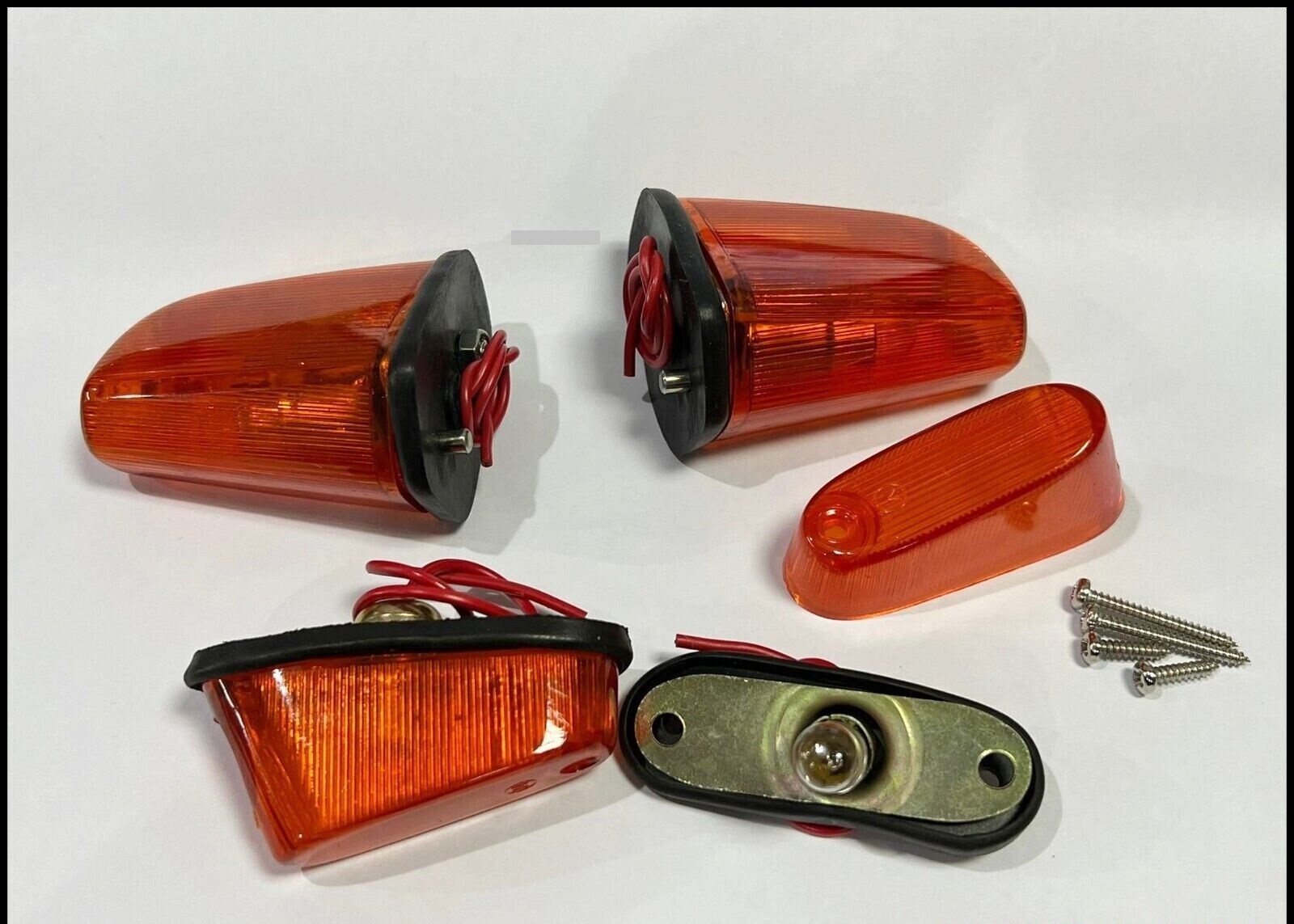 4x Front & Rear Turn Signal Winker Lights For Honda C100 C102 CA100 ...