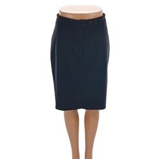Esprit Womens Size 7/8 Black Y2K Pencil Skirt Knee Length Vintage Office Career