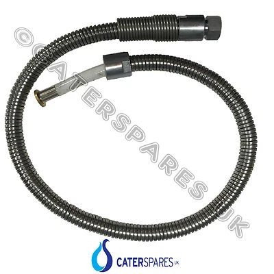 CATERSPARESUK REPLACEMENT AQUAJET METAL PRE WASH SPRAY VALVE SHOWER HOSE 37" LONG