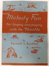 Melody Fun Book Sing Play Tonette Buchtel Student Music Vtg 60s Fingering Chart