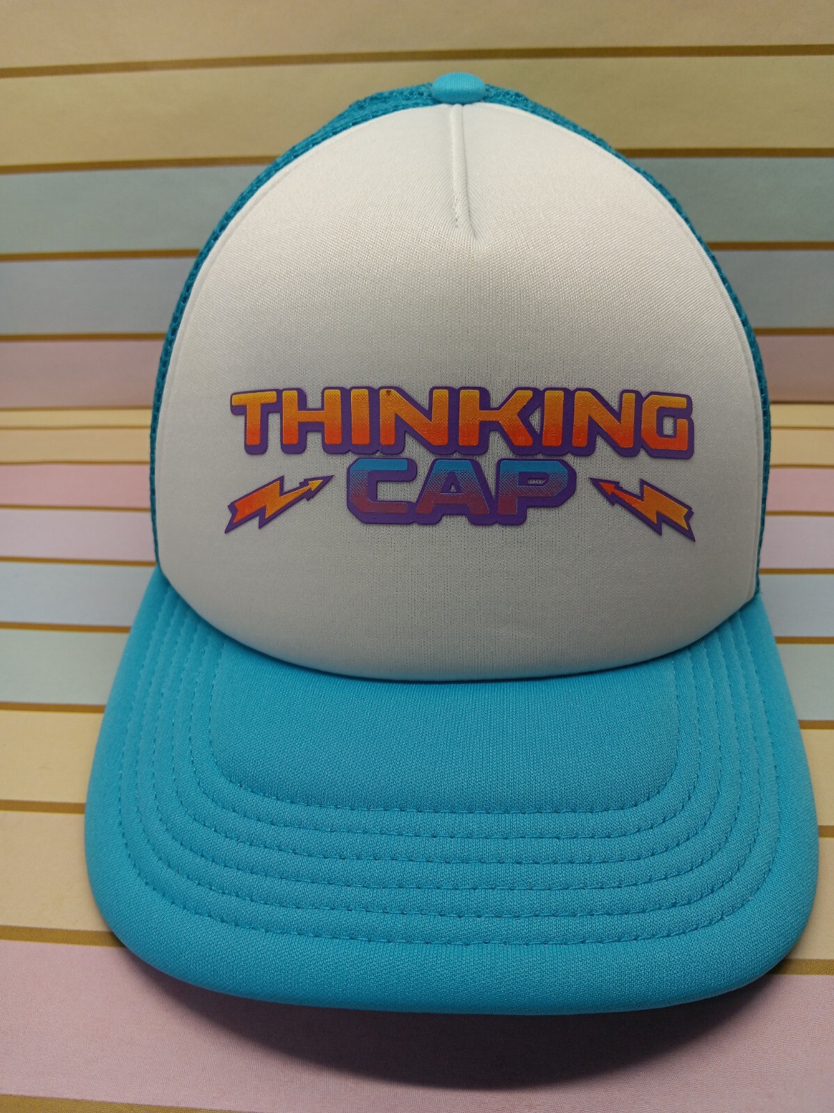 Thinking Cap Stranger Things Netflix Trucker Hat … - image 4