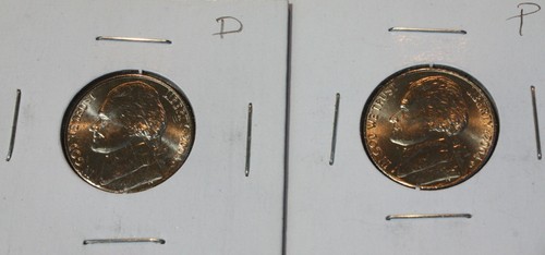 2004  P & D Peace Hands  Jefferson Nickel - BU Set Pulled From OMW Rolls - Picture 2 of 2