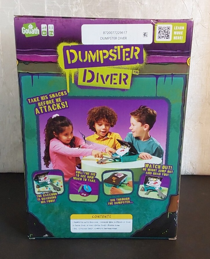 Goliath Dumpster Diver - Gioco D'Azione Per Bambini, 2-4 Giocatori, Età 4+ - 4