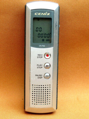 Cenix Digital Voice Recorder - Pocket Sound Recording Device. AAA Batterie Power.